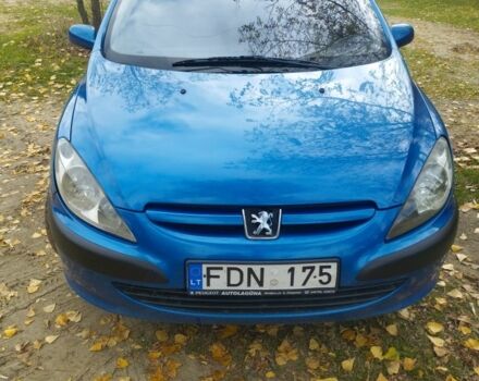 Синий Пежо 307, объемом двигателя 2 л и пробегом 290 тыс. км за 1900 $, фото 1 на Automoto.ua