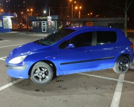 Синий Пежо 307, объемом двигателя 1.4 л и пробегом 777 тыс. км за 2499 $, фото 9 на Automoto.ua