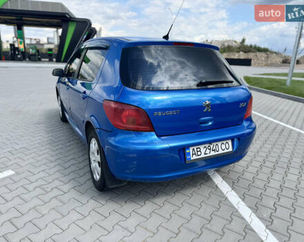 Синий Пежо 307, объемом двигателя 1.59 л и пробегом 247 тыс. км за 4100 $, фото 6 на Automoto.ua