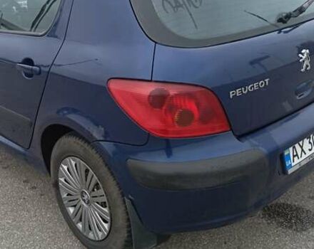 Синій Пежо 307, об'ємом двигуна 2 л та пробігом 434 тис. км за 3000 $, фото 1 на Automoto.ua