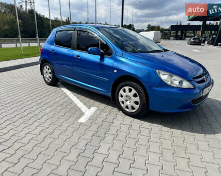 Синий Пежо 307, объемом двигателя 1.59 л и пробегом 247 тыс. км за 4100 $, фото 2 на Automoto.ua