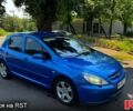 Синій Пежо 307, об'ємом двигуна 2 л та пробігом 200 тис. км за 2950 $, фото 1 на Automoto.ua