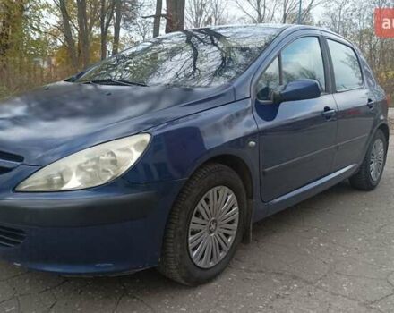 Синій Пежо 307, об'ємом двигуна 2 л та пробігом 434 тис. км за 3000 $, фото 9 на Automoto.ua