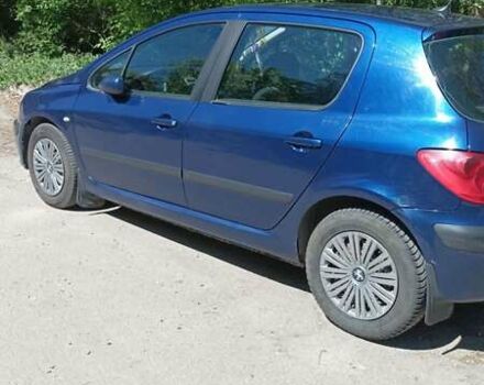 Синій Пежо 307, об'ємом двигуна 2 л та пробігом 430 тис. км за 3400 $, фото 13 на Automoto.ua