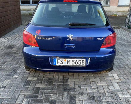 Синій Пежо 307, об'ємом двигуна 1.6 л та пробігом 192 тис. км за 4600 $, фото 3 на Automoto.ua