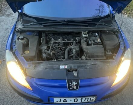 Синій Пежо 307, об'ємом двигуна 2 л та пробігом 279 тис. км за 1699 $, фото 19 на Automoto.ua