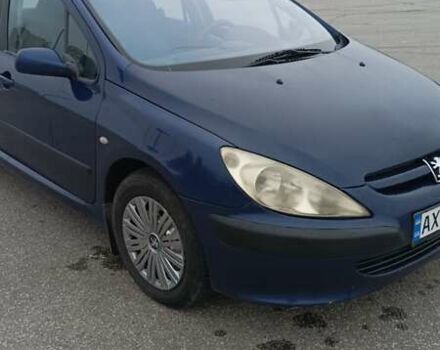Синій Пежо 307, об'ємом двигуна 2 л та пробігом 434 тис. км за 3000 $, фото 5 на Automoto.ua