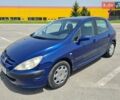 Синий Пежо 307, объемом двигателя 1.59 л и пробегом 189 тыс. км за 3900 $, фото 1 на Automoto.ua