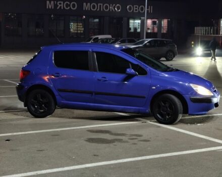 Синий Пежо 307, объемом двигателя 1.4 л и пробегом 777 тыс. км за 2499 $, фото 11 на Automoto.ua