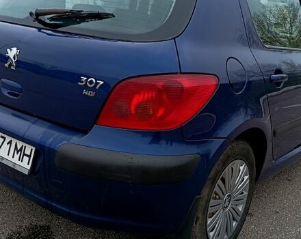 Синій Пежо 307, об'ємом двигуна 2 л та пробігом 434 тис. км за 3000 $, фото 7 на Automoto.ua