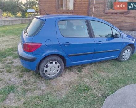 Синий Пежо 307, объемом двигателя 1.59 л и пробегом 310 тыс. км за 3500 $, фото 10 на Automoto.ua