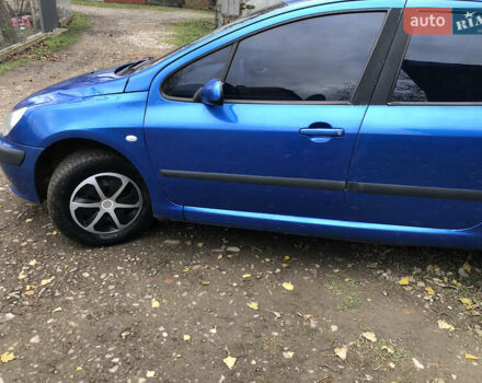 Синий Пежо 307, объемом двигателя 1.59 л и пробегом 357 тыс. км за 3400 $, фото 7 на Automoto.ua