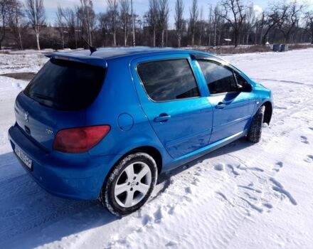 Синій Пежо 307, об'ємом двигуна 1.6 л та пробігом 300 тис. км за 3000 $, фото 7 на Automoto.ua