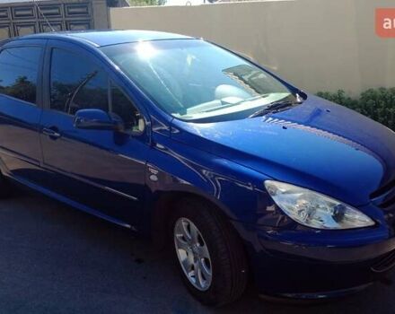 Синий Пежо 307, объемом двигателя 2 л и пробегом 183 тыс. км за 5000 $, фото 7 на Automoto.ua