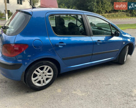 Синий Пежо 307, объемом двигателя 1.6 л и пробегом 249 тыс. км за 4500 $, фото 14 на Automoto.ua