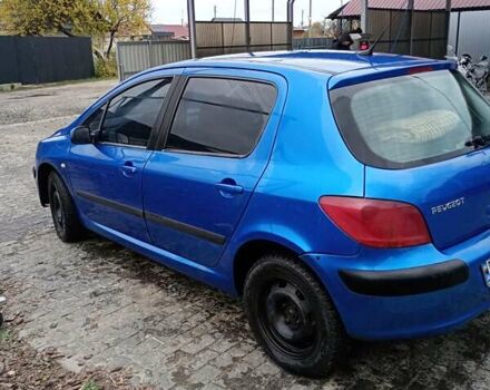 Пежо 307 2004 в Сарнах на Automoto.ua Синий Пежо 307, объемом двигателя 1.6 л и пробегом 266 тыс. км за 2900 $, фото 2 на Automoto.ua