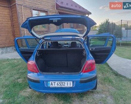 Синий Пежо 307, объемом двигателя 1.59 л и пробегом 310 тыс. км за 3500 $, фото 5 на Automoto.ua