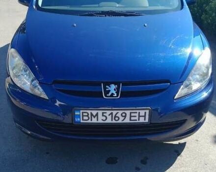 Синий Пежо 307, объемом двигателя 2 л и пробегом 183 тыс. км за 5000 $, фото 1 на Automoto.ua