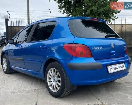 Пежо 307 2004 в Киеве на Automoto.ua Синий Пежо 307, объемом двигателя 1.6 л и пробегом 266 тыс. км за 3690 $, фото 6 на Automoto.ua