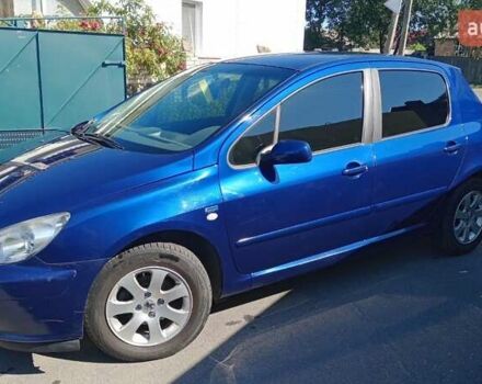 Синий Пежо 307, объемом двигателя 2 л и пробегом 183 тыс. км за 5000 $, фото 3 на Automoto.ua