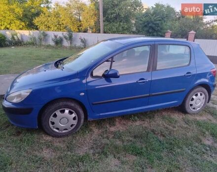 Синий Пежо 307, объемом двигателя 1.59 л и пробегом 310 тыс. км за 3500 $, фото 8 на Automoto.ua