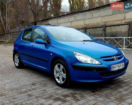 Синий Пежо 307, объемом двигателя 2 л и пробегом 265 тыс. км за 3550 $, фото 1 на Automoto.ua