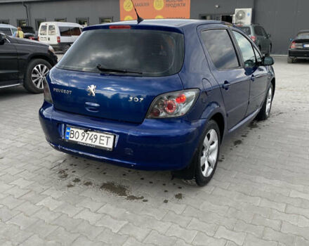 Синій Пежо 307, об'ємом двигуна 2 л та пробігом 270 тис. км за 3100 $, фото 3 на Automoto.ua