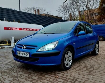 Синий Пежо 307, объемом двигателя 2 л и пробегом 264 тыс. км за 3500 $, фото 2 на Automoto.ua