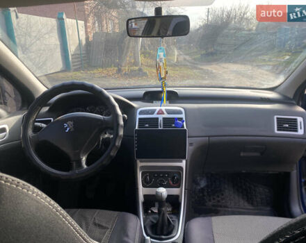 Синий Пежо 307, объемом двигателя 2 л и пробегом 231 тыс. км за 5300 $, фото 10 на Automoto.ua