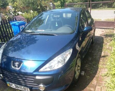 Синій Пежо 307, об'ємом двигуна 2 л та пробігом 350 тис. км за 3400 $, фото 5 на Automoto.ua