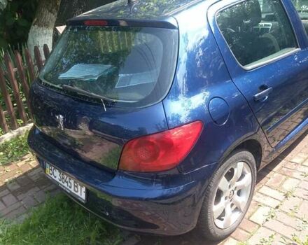 Синій Пежо 307, об'ємом двигуна 2 л та пробігом 350 тис. км за 3400 $, фото 2 на Automoto.ua