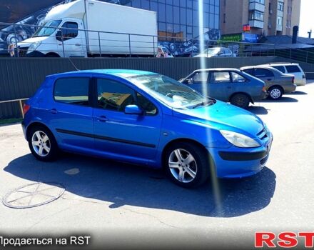 Синій Пежо 307, об'ємом двигуна 2 л та пробігом 265 тис. км за 3650 $, фото 2 на Automoto.ua