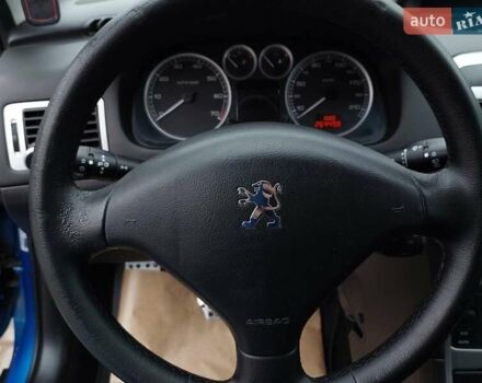Синий Пежо 307, объемом двигателя 2 л и пробегом 265 тыс. км за 3550 $, фото 9 на Automoto.ua