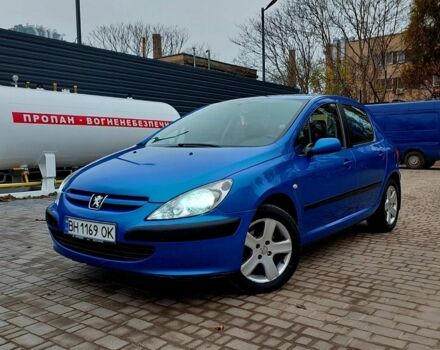 Синий Пежо 307, объемом двигателя 2 л и пробегом 264 тыс. км за 3500 $, фото 1 на Automoto.ua