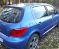 Синий Пежо 307, объемом двигателя 2 л и пробегом 114 тыс. км за 4950 $, фото 1 на Automoto.ua