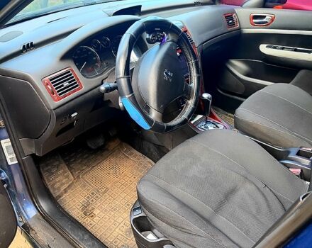 Синий Пежо 307, объемом двигателя 2 л и пробегом 335 тыс. км за 4200 $, фото 8 на Automoto.ua