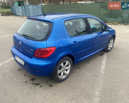 Синій Пежо 307, об'ємом двигуна 2 л та пробігом 246 тис. км за 4500 $, фото 1 на Automoto.ua