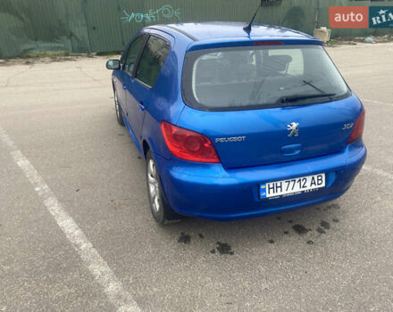Синій Пежо 307, об'ємом двигуна 2 л та пробігом 246 тис. км за 4500 $, фото 3 на Automoto.ua