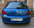 Синий Пежо 307, объемом двигателя 1.59 л и пробегом 199 тыс. км за 4800 $, фото 3 на Automoto.ua
