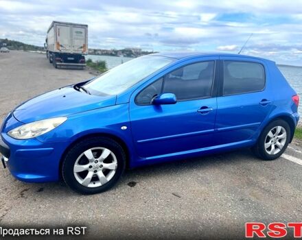 Синій Пежо 307, об'ємом двигуна 2 л та пробігом 144 тис. км за 4650 $, фото 1 на Automoto.ua