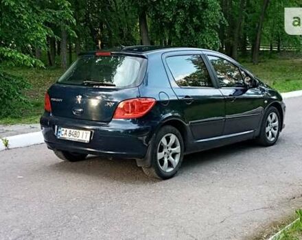 Синій Пежо 307, об'ємом двигуна 2 л та пробігом 243 тис. км за 4200 $, фото 31 на Automoto.ua