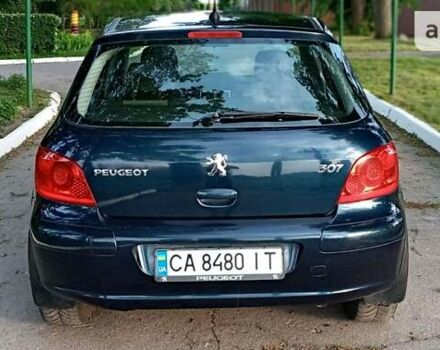 Синій Пежо 307, об'ємом двигуна 2 л та пробігом 243 тис. км за 4200 $, фото 25 на Automoto.ua