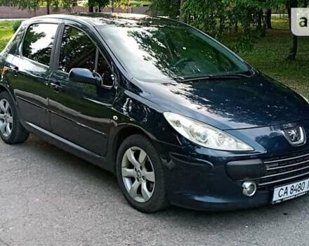 Синій Пежо 307, об'ємом двигуна 2 л та пробігом 243 тис. км за 4200 $, фото 4 на Automoto.ua