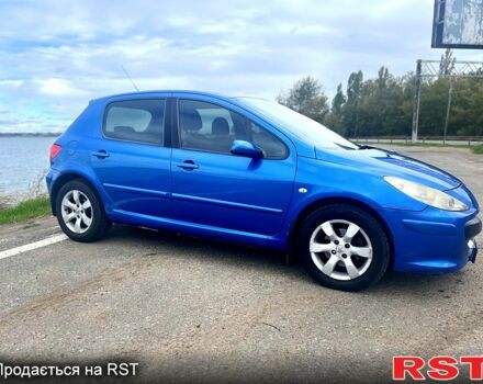 Синій Пежо 307, об'ємом двигуна 2 л та пробігом 144 тис. км за 4650 $, фото 4 на Automoto.ua