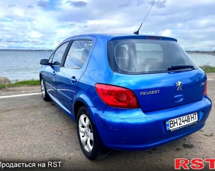 Синій Пежо 307, об'ємом двигуна 2 л та пробігом 144 тис. км за 4650 $, фото 6 на Automoto.ua