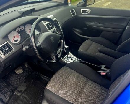 Синій Пежо 307, об'ємом двигуна 2 л та пробігом 144 тис. км за 4650 $, фото 8 на Automoto.ua