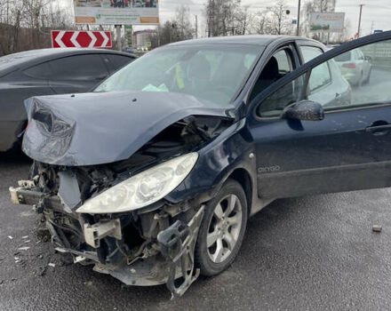 Синий Пежо 307, объемом двигателя 1.6 л и пробегом 240 тыс. км за 1600 $, фото 3 на Automoto.ua