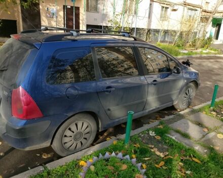 Синий Пежо 307, объемом двигателя 1.6 л и пробегом 311 тыс. км за 2800 $, фото 4 на Automoto.ua