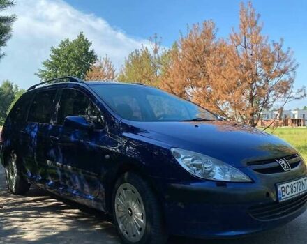 Синій Пежо 307, об'ємом двигуна 1.59 л та пробігом 377 тис. км за 2600 $, фото 3 на Automoto.ua