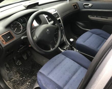 Синій Пежо 307, об'ємом двигуна 2 л та пробігом 380 тис. км за 3100 $, фото 8 на Automoto.ua